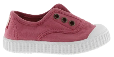 1915 English Washed Canvas No Laces Fuschia (rd)