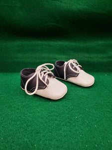 William Crib Shoe White/navy 4401