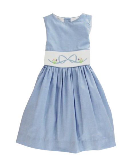 Chambray Bow - Dress