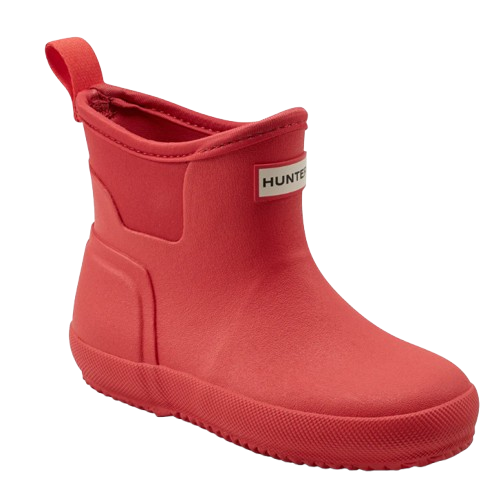 Little Kids Finley Pull On Waterproof Rain Boots - Medium Red