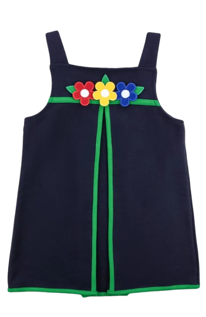 French Terry Knit Jumper With Flowers