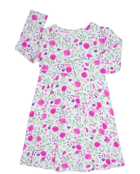 Swirly Girls Dress Lainey