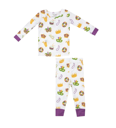 L/S Loungewear Set - Mardi Gras