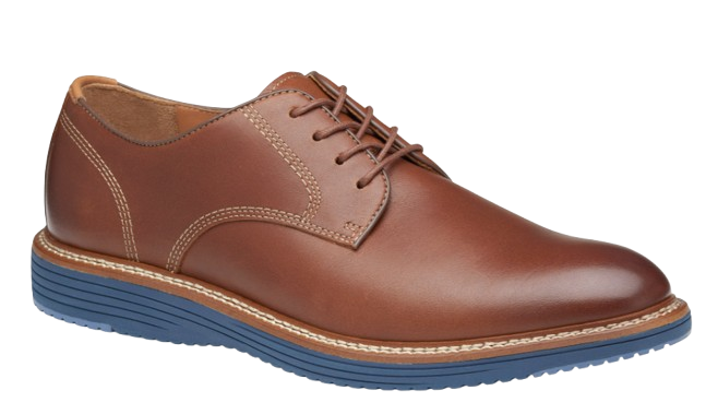 Upton Plain Toe - Tan Full Grain Blue Sole