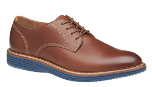 Upton Plain Toe - Tan Full Grain Blue Sole