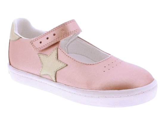 Stella - Pink/Gold Leather