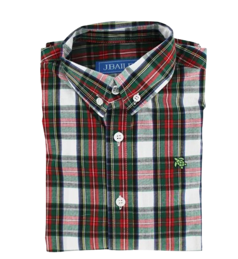 Roscoe Button Down - Evergreen