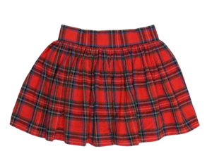 Tartan Skirt - Red Plaid