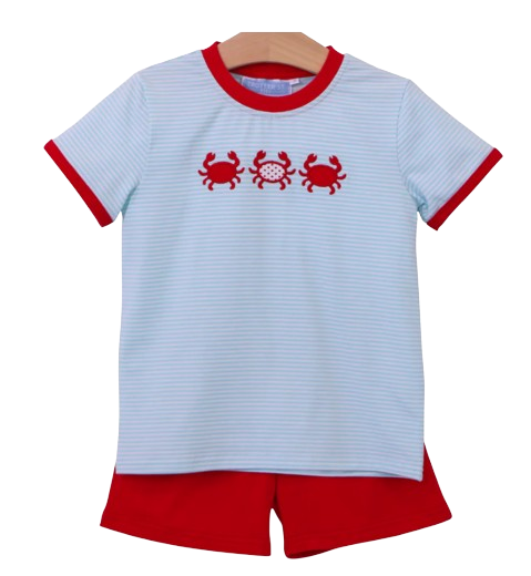 Crab Trio Short Set - Boys