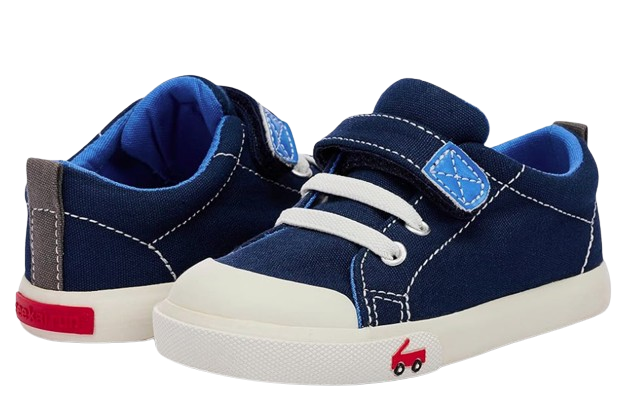 Stevie II Navy Canvas