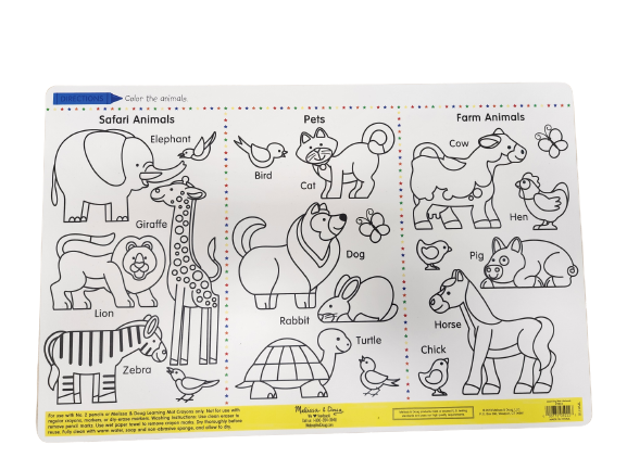 Animal Learning Mat