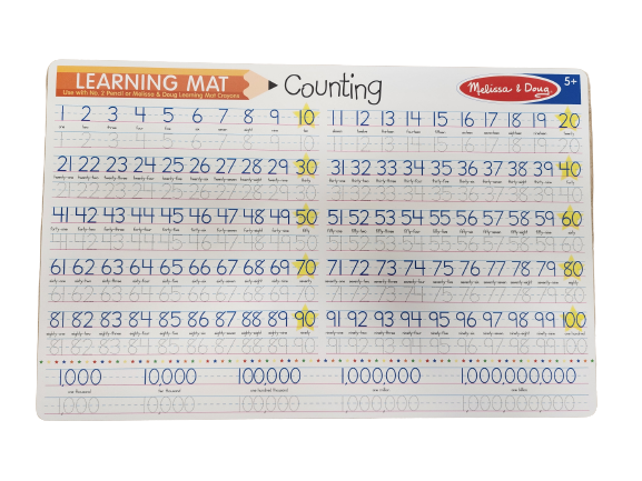 Counting to 100 Write-A-Mat