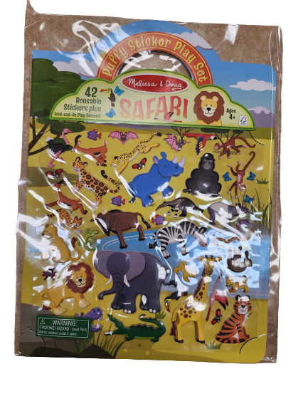 Puffy Sticker Play Set - Safari