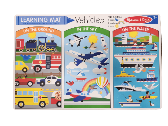 Vehicles Learning Mat