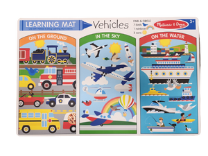 Vehicles Learning Mat