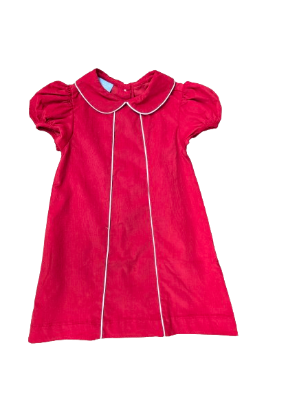 Audrey Dress Red Corduroy