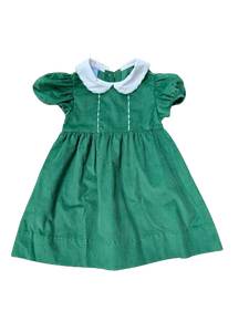 Claire Dress Green Corduroy