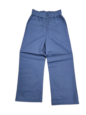 Boys Pants - Elastic Waist - Navy