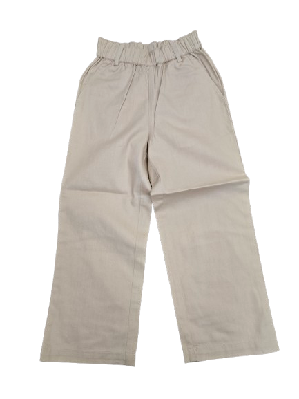 Boys Pants - Elastic Waist - Khaki