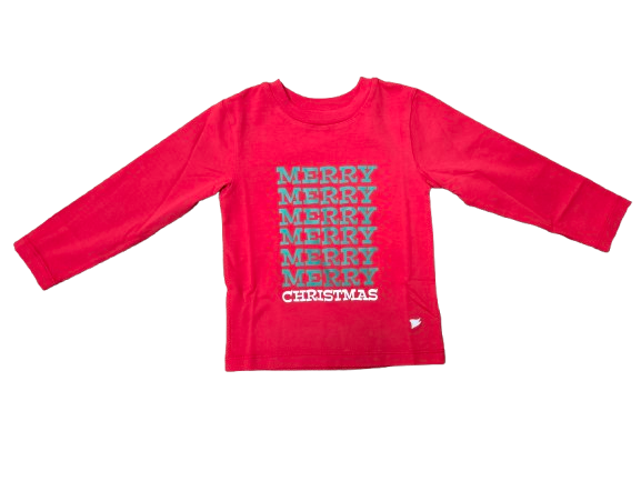 Long Sleeve Merry Christmas Tee