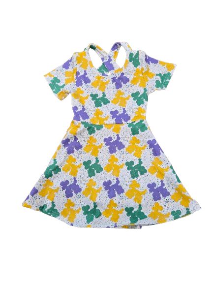 Mardi Gras Bead Dog Dress