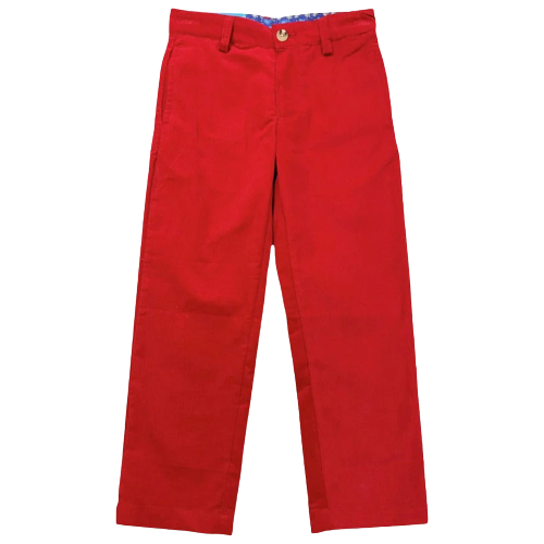 Boys Pants Corduroy Red