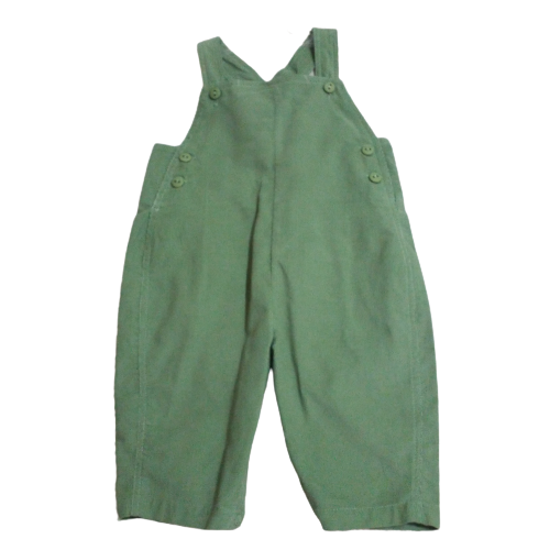 Boys Overalls Green Corduroy