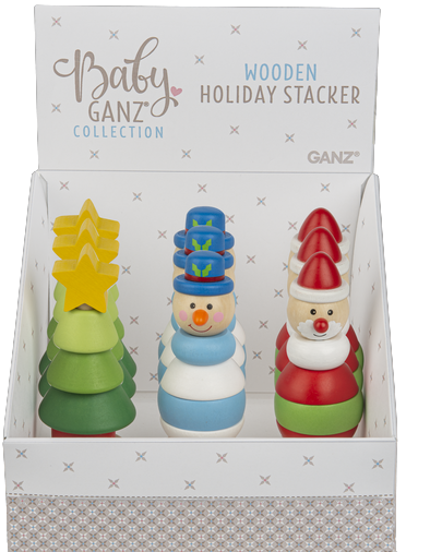 Ganz Wooden Holiday Stackers